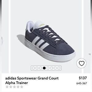 Navy blue adidas grand court alpha - PERFECT CONDITION